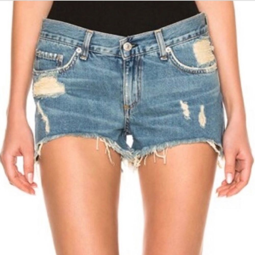 Rag & Bone “Winnie” Distressed Cut-Off Shorts Siz… - image 2